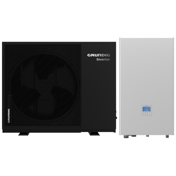 Grundig GSHPH-MM3120 / GSHPH-MM3121 Osztott hőszivattyú (12 kW, 3 fázis, 9 kW kiegészítő fűtőbetéttel)