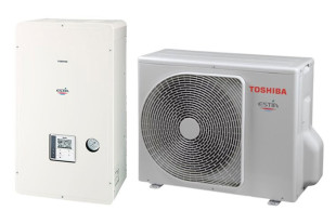 Toshiba HWT-401HW-E / HWT-601XWHM3W-E ESTIA Hydrobox (R32, 1 fázis, 3 kW-os elektromos patronnal)